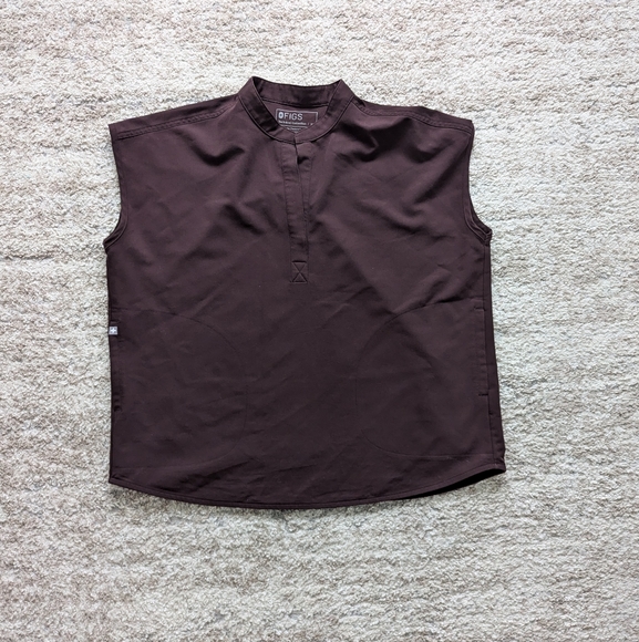 Figs set Zamora high waisted pants Rafaela top espresso medium - Picture 4 of 13